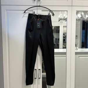 Balmain x h&m silk black pants